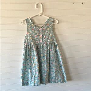 Floral Blue Kids Dress